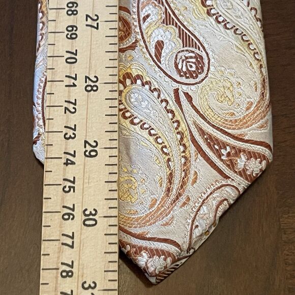 The Big Knot By Steven Land 100% Silk Hand Made In China Long - Picture 6 of 10